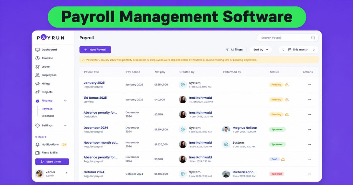 How Payroll Management Software for Small Business