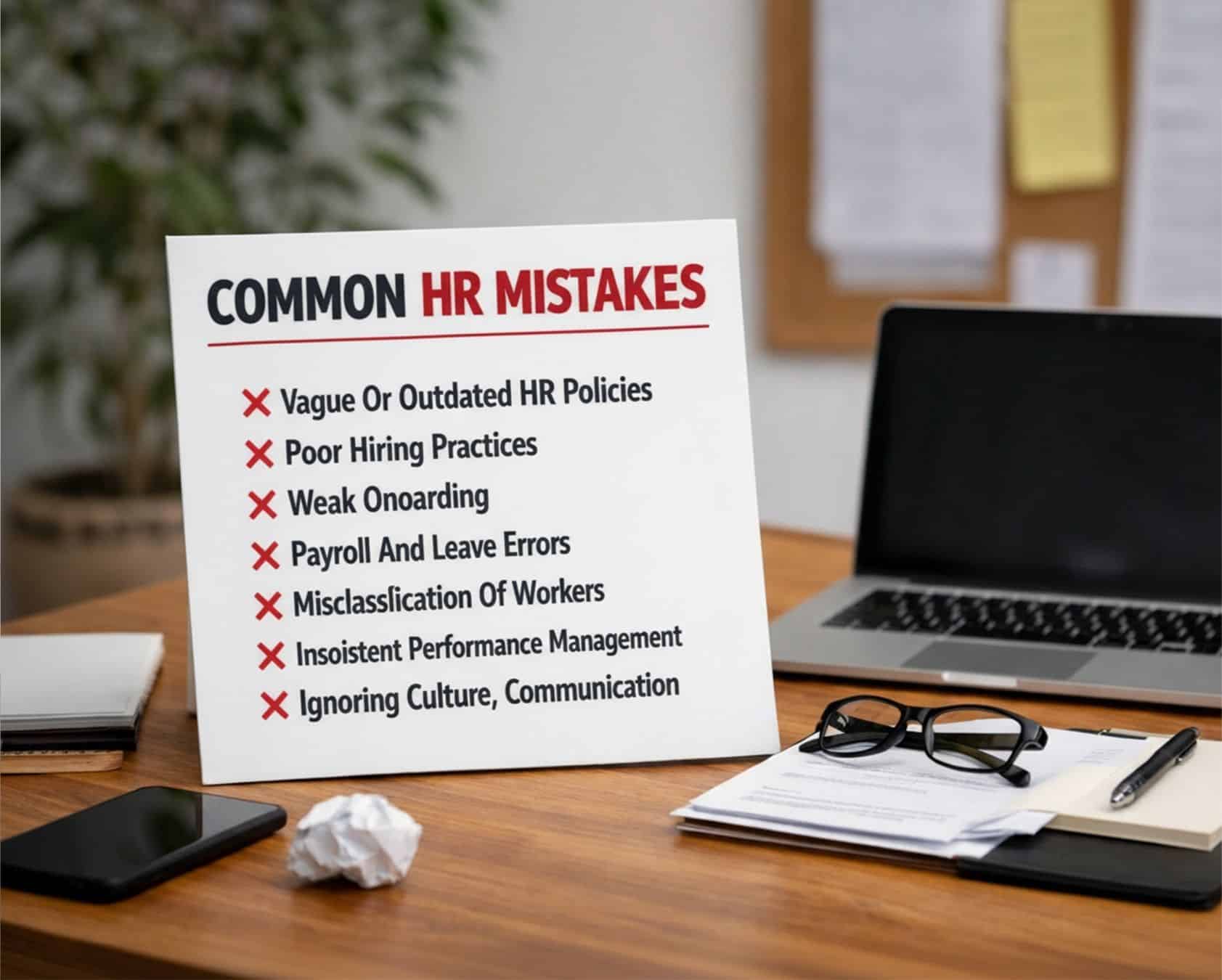Common HR Mistakes