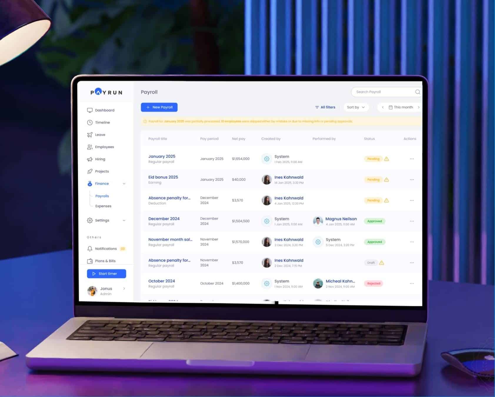 Features Of A Payroll Software