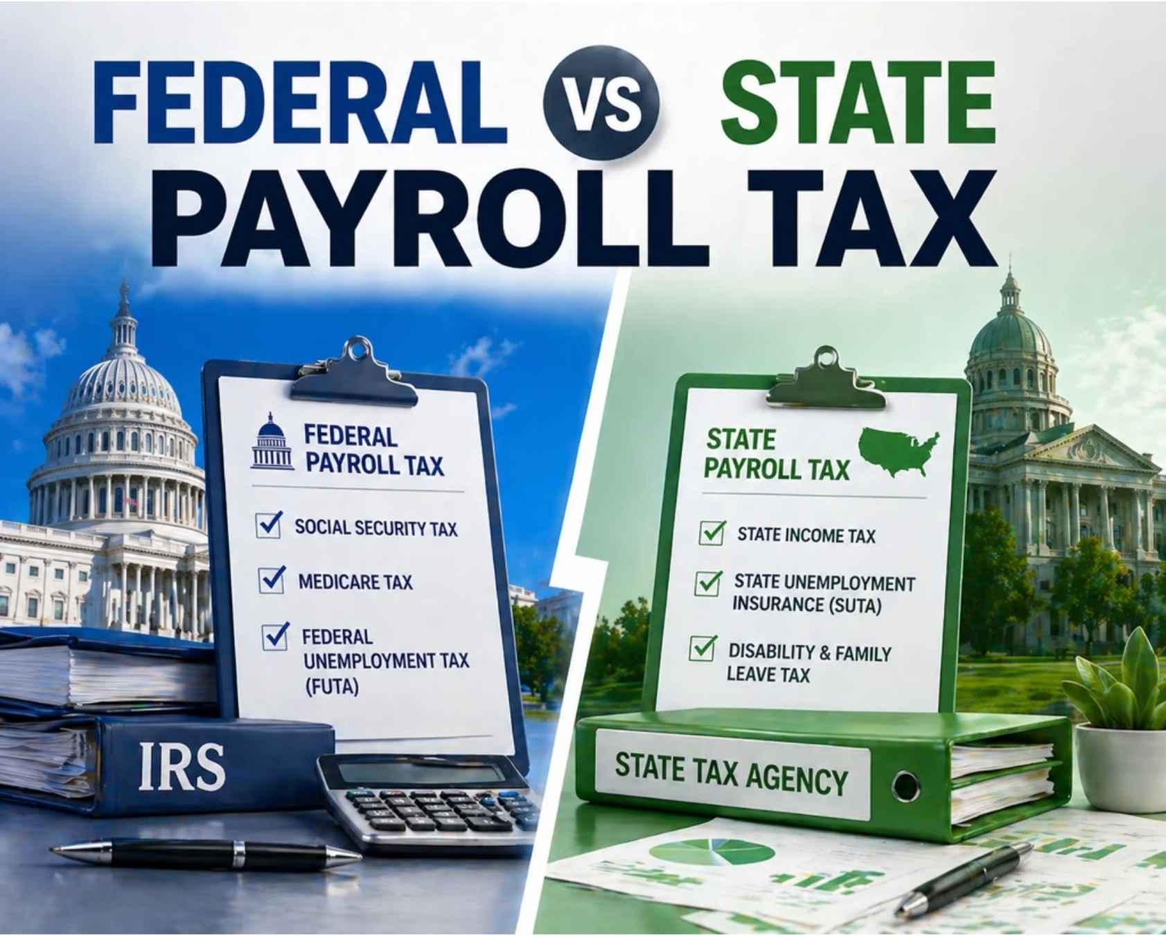 Federal Vs State Payroll Tax