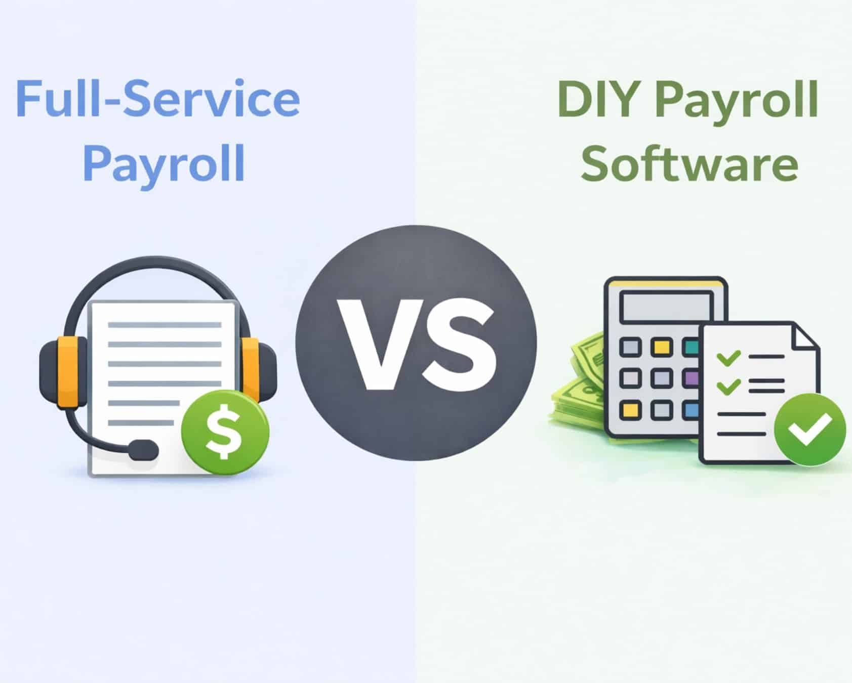 full-service payroll vs diy payroll software