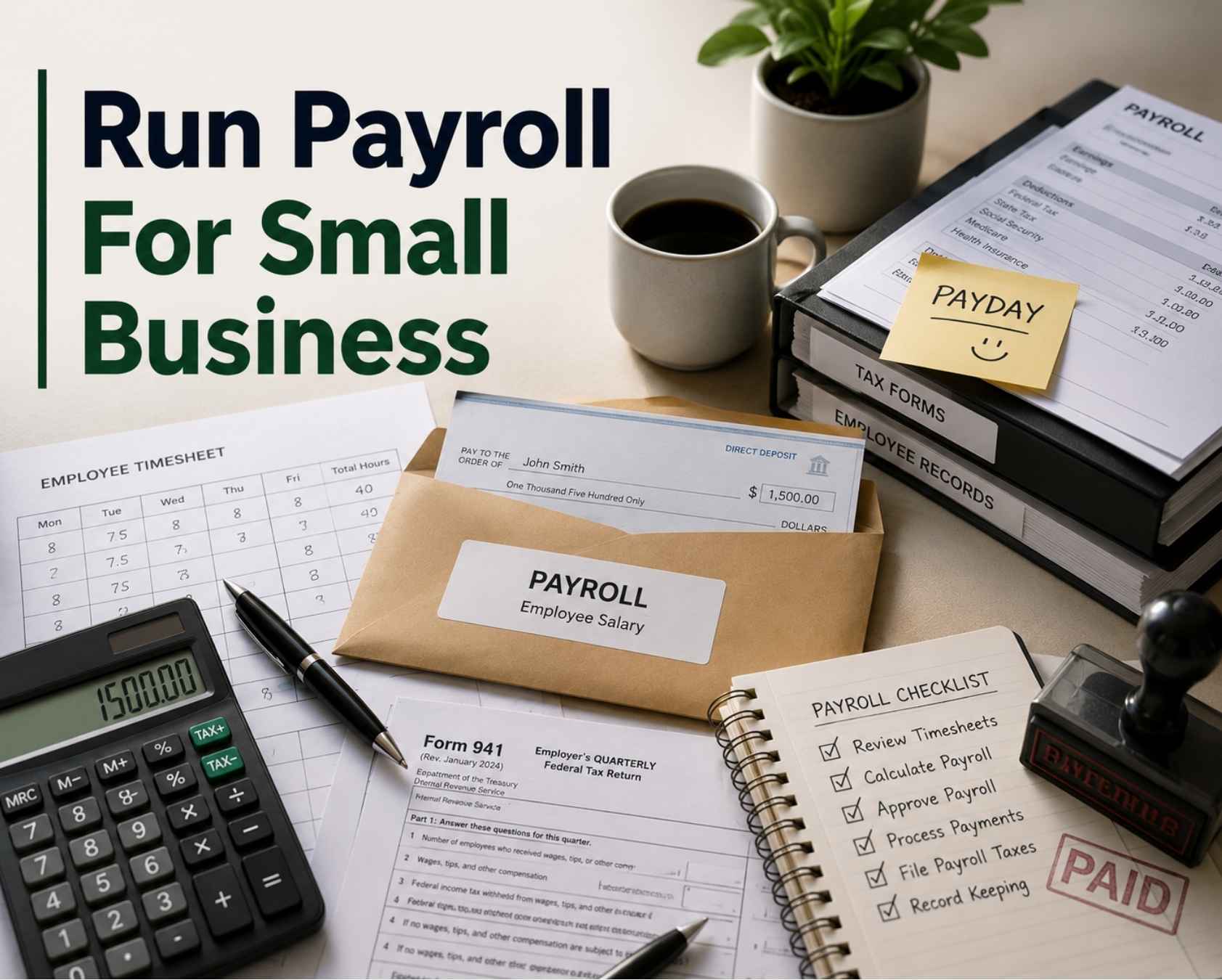 How To Run Payroll For Small Business