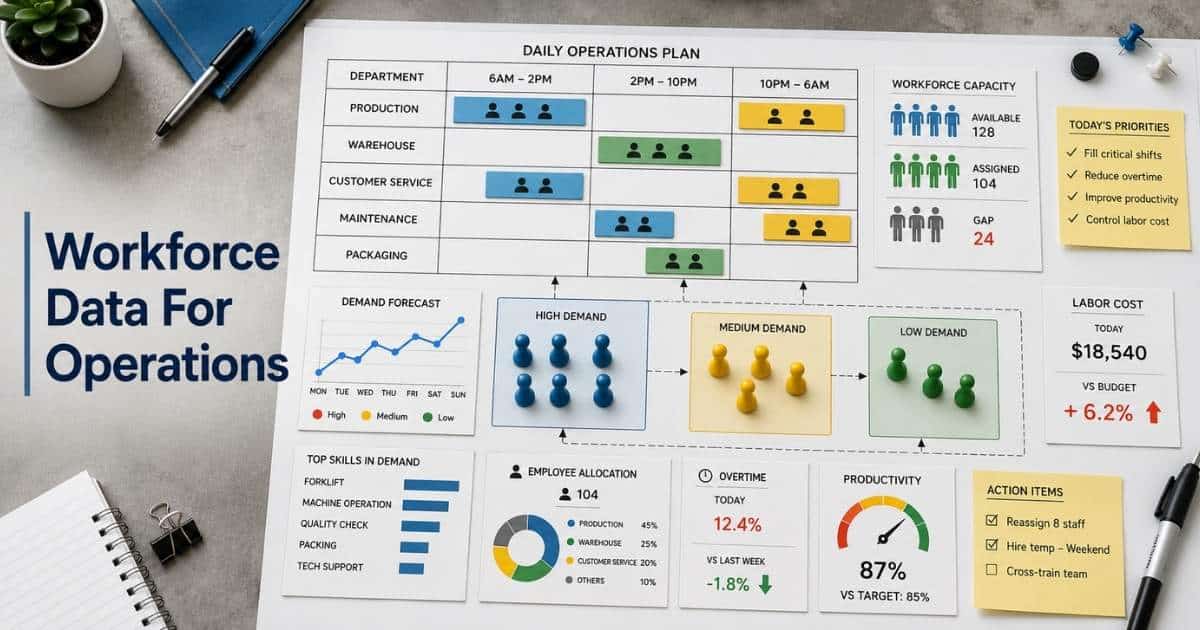 Workforce Data For Operations For Faster And More Accurate Planning