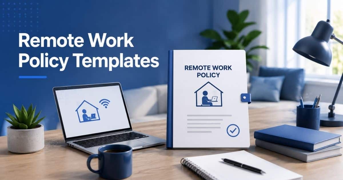 remote work policy template